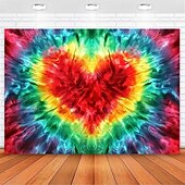 preiswerte Kunst Wandteppiche-Juni Pride Monat Regenbogen Krawatte Farbstoff hängen Wandteppich Wandkunst große Wandteppich Wandbild Dekor Fotografie Hintergrund Decke Vorhang Haus Schlafzimmer Wohnzimmer Dekoration