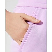 baratos Saias e Skorts Femininos-Aberto dos EUA Mulheres Cor Sólida Saia de tênis Com Cordão Pavio Humido Respirável Tênis Golfe Pickleball Preto Branco Rosa claro Roupas de tênis