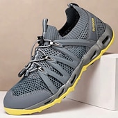 cheap Men&#039;s Sneakers-Men&#039;s Breathable Hiking Shoes with Cushioned Support, Slip-Resistant Sole and Quick-Dry Technology - Ideal for Adventure and Trekking