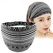 cheap Hair Styling Accessories-Boho Headbands for Women Girls Wide Hippie Hair Accessories Colorful Stripe Head Bands for Women&#039;s Hair Fashion Hairbands Turban Headwraps Non Slip