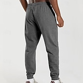 preiswerte Jogginghosen-Herren Jogginghose Hose Kordelzug Tasche Elastischer Bund Einfach Komfort Atmungsaktiv Täglich Outdoor Ferien Urlaub Mode Blau Schwarz Mikroelastisch