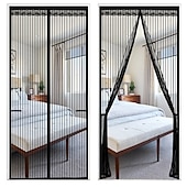 cheap Window Screen &amp; Door Screen-Magnetic Screen Door Portable, Fly Or Bug Screen Magnetic, Doorway For Sliding Door,Garage,Patio,Kitchen,Living,Window Room,Bedroom,Bar,Pet and Kid Easy Entry
