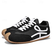 preiswerte Sneaker für Herren-weiße sportliche Herren-Sneaker mit roten und blauen Akzenten – lässig, leicht, ideal für einen aktiven Lebensstil und Outdoor-Aktivitäten