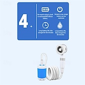 cheap Camping Equipment-Portable Shower for Camping Rechargeable Electric Shower Pump Outdoor Camp Shower for Hiking Traveling