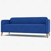 preiswerte Sofabezug-Sofabezug passend für Linanäs-Sofa, einfarbig, gesteppte Polyester-Schonbezüge