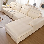 baratos Cobertura de Sofa-Capa de almofada de sofá jacquard grossa, protetor de móveis, capas de sofá para sofás, antipoeira, capa de assento removível, capa para crianças e animais de estimação
