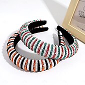 economico Accessori per acconciature-Cerchietto per capelli del 4 luglio per donne e ragazze, orecchini patriottici, cerchietto rosso, bianco e blu, bandiera americana, cerchietto per capelli per il giorno dell&#039;indipendenza degli Stati