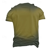  Vincent Hie Men's Wolf T Shirt Short Sleeve T shirt 3D Print Crew Neck Shirt Exaggerated Designer Party Street Casual Yellow Summer Spring All Seasons Clothing Apparel S M L XL XXL XXXL 4XL