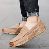 billiga Casual loafers-Vita herrloafers i konstläder med svart krokodilstruktur – eleganta och snygga slip-on-skor för semiformella evenemang, bröllop och avslappnade sammankomster