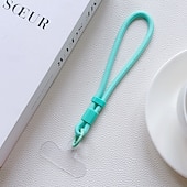 baratos Cordões de telefone e pulseiras-alça de pulso para celular com clipe removível – cordão curto e fofo para capa de celular