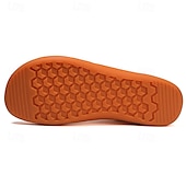 cheap Men&#039;s Sneakers-Men&#039;s White Knit Sneakers with Bright Orange Sole – Breathable Casual Shoes for Running, Outdoor Activities and Urban Style