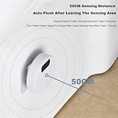 economico elettrodomestici-Dispositivo con sensore per scarico WC intelligente, sistema di scarico a induzione automatico senza contatto per kit di aggiornamento del serbatoio dell&#039;acqua del bagno