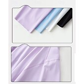 economico Gonne e Skorts da Donna-Per donna Tinta unita Gonna casual Gonna da tennis con leggings Tasche Laterali Asciugatura Rapida Tennis Golf Pickleball Pantaloni Nero Bianco Blu Spandex Abbigliamento da tennis