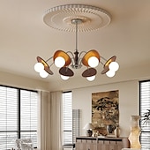 economico Luci a sospensione-Lampadario a sospensione a LED con 3/6/8 teste, lampadario Firefly, illuminazione a sospensione a LED, lampada da soffitto postmoderna, lampada a sospensione, lampadina inclusa, AC220V AC110V