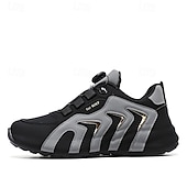 abordables Zapatillas Informales-Zapatillas deportivas blancas y rojas para hombre con cierre boa: de alto rendimiento, elegantes, ideales para correr, gimnasio y ropa informal.