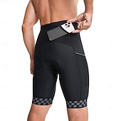 abordables Pantalones cortos, mallas y pantalones para hombre-Arsuxeo Hombre Rayas Pantalones cortos de ciclismo de carretera Short interior ciclismo bicicleta Pantalones de Ciclismo Bicicleta Bermudas Mallas Leggings Moldeado al Cuerpo MTB Bicicleta Montaña