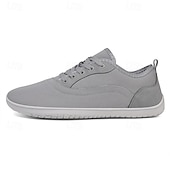 billiga Herrsneakers-Helvita herrsneakers i canvas – minimalistiska vardagsskor för pendling, college och vardagliga fredagar