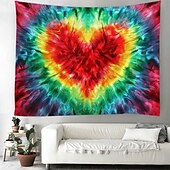 preiswerte Kunst Wandteppiche-Juni Pride Monat Regenbogen Krawatte Farbstoff hängen Wandteppich Wandkunst große Wandteppich Wandbild Dekor Fotografie Hintergrund Decke Vorhang Haus Schlafzimmer Wohnzimmer Dekoration