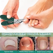 preiswerte Persönliche Pflege &amp; Gesundheit-Nagelknipser mit abgeschrägtem Adlerschnabel, langer Griff, breite Backenöffnung, spritzwassergeschützter, abgeschrägter Nagelknipser, drei Sets abgeschrägter Adlerschnabel-Nagelknipser, für dicke