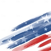  4 luglio 2026 250° Giornata dell'indipendenza Per uomo Bandiera Americana Polo Maniche Corte Bavero Casual Quotidiano Sport & Outdoor Athleisure Festival Bottoni Estate Blu marino