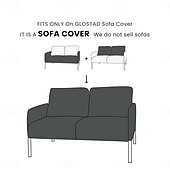 baratos Cobertura de Sofa-capa de sofá adequada para capas acolchoadas de cor sólida do sofá glostad
