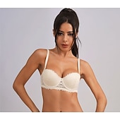 economico Donne-Carnevale Birra Oktoberfest Pizzo Push-up Taglio basso Biancheria intima Reggiseno Dirndl Cameriera Bavarese Tedesco Monaco di Baviera Prati Per donna Festa della birra Panno in stile tradizionale