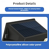 economico Applique per esterni-1 lampada da parete solare impermeabile per esterni con 58 LED, illuminazione per cortile, portico, garage, giardino, tre modalità di illuminazione intelligente con rilevamento del corpo umano, luci da parete su e giù