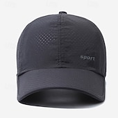 ieftine Accesorii pentru îmbrăcămintea de tenis-Șapcă de Baseball Șapcă de tenis Bărbați Șapcă Literă &amp; Număr Protecție Solară Confortabil la umezeală Respirabil pentru Tenis Baseball Pickleball Vară Negru Albastru Marin Închis Kaki