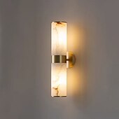 economico Luci da parete-Moderne applique da parete per interni, camera da letto, sala da pranzo, applique in marmo color rame per camera da letto, 110-120 V, 220-240 V, 5 W
