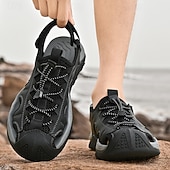 preiswerte Outdoor-Sandalen-Herrensandalen – weiße Outdoor-Wassersport-Sandalen mit verstellbaren Riemen und atmungsaktivem Mesh für Wander-, Strand- und Sommerabenteuer