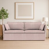 cheap Sofa Cover-Sofa Cover Suitable For BACKSÄLEN Sofa Solid Color Quilted Velvet Slipcovers