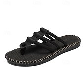 billiga Semester Sandaler-Herrsandaler i väv med justerbara remmar, bekväma och andningsbara, perfekta för sommarutflykter och strandkläder