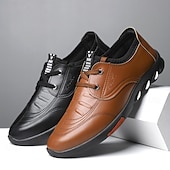 abordables Baskets-Chaussures de randonnée décontractées pour hommes – Chaussures de marche légères en similicuir à enfiler pour la randonnée, les voyages et les loisirs