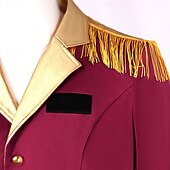 billige Yttertøy-Retro / vintage Punk og gotisk Kostymer i middelalderstil Jakke tailcoat Prins Adelsmann Jacquard Kostyme Herre Royal Steampunk Maskerade Fest Voksne Frakk
