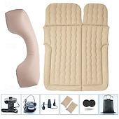 cheap Car Seat Covers-Portable SUV Travel Air Mattress Cushion Inflatable Car Bed Mattress Car Camping Mattress with 2 Pillows Outdoor Camping Cushion