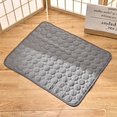 abordables Tapis de Refroidissement-Tapis rafraîchissant pour chien - lit rafraîchissant instantané pour chien &amp;chats non toxiques &amp;tapis rafraîchissant antidérapant lavable en machine pour l&#039;intérieur &amp;utilisation en voyage