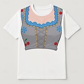 olcso pólók-Októberi fesztivál Dirndl nyomtatás Póló bajor München Német Grafikus Kompatibilitás Női Felnőttek Októberi fesztivál 3D nyomtatás Alkalmi / Napi