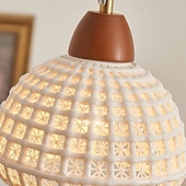 economico Luci Isola cucina-Lampada a sospensione a LED con finitura in marmo e metallo, mini lampade a sospensione in ceramica regolabili per cucina sopra il lavello, sala da pranzo, bianco caldo, lampadina 110-220 V inclusa