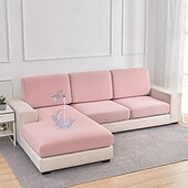 billige Sofa trekk-elastisk vanntett sofa putetrekk jacquard tykt sofa setetrekk for stue slipcover sofatrekk møbelbeskytter sofatrekk