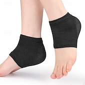 economico Cura Personale &amp; Salute-3 paia di calzini idratanti in gel per talloni da donna e da uomo, calzini protettivi in silicone per la notte per talloni secchi e screpolati, calzini da notte invisibili per la cura dei talloni