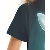 Недорогие Пасхальные наряды для девочек-Девочки 3D Кролик Футболка С короткими рукавами Лето Весна Мода Классический Дети 4-12 лет Вырез под горло на открытом воздухе Повседневные Стандартный