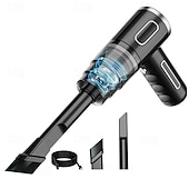 economico Aspirapolveri-Aspirapolvere per auto senza fili da 120 W – soffiatore portatile ad alta aspirazione con batteria da 2000 mAh per uso domestico e in auto