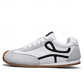 preiswerte Sneaker für Herren-weiße sportliche Herren-Sneaker mit roten und blauen Akzenten – lässig, leicht, ideal für einen aktiven Lebensstil und Outdoor-Aktivitäten
