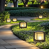 ieftine Lumină pe drum-Lumini de perete LED moderne pentru exterior, alb cald, simplitate, IP54, impermeabile, lampă de grădină, lumini de cale, lămpi moderne pentru terasă și curte, corpuri de iluminat exterioare pentru