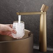 cheap Bathroom Sink Faucets-Bathroom Sink Faucet - Waterfall Electroplated Centerset Single Handle One HoleBath Taps