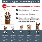 cheap Boots &amp; Paw Protectors-TigerToes Premium Non-Slip Dog Socks for Hardwood Floors - Extra-Thick Grip That Works Even When Twisted - Prevents Licking Slipping and Great for Dog Paw Protection