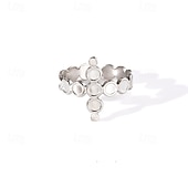 abordables Bracelets et bracelets rigides-Bague / Anneaux For Femmes Quotidien Fête Date Acier