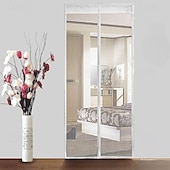 cheap Window Screen &amp; Door Screen-Magnetic Screen Door Portable, Fly Or Bug Screen Magnetic, Doorway For Sliding Door,Garage,Patio,Kitchen,Living,Window Room,Bedroom,Bar,Pet and Kid Easy Entry