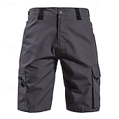 preiswerte Klassiker-Herren Taktische Shorts Cargo-Shorts Shorts mit Camouflage-Muster Shorts Wander-Shorts Reißverschlusstasche Mehrere Taschen Einfach Tarnung Komfort tragbar Knielang Outdoor Sport Täglich Mode Lässig