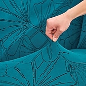 baratos Cobertura de Sofa-Capa elástica para sofá em tecido jacquard, capa elástica para sofá secional em formato de L, capa de canto para sala de estar, 1/2/3/4 lugares